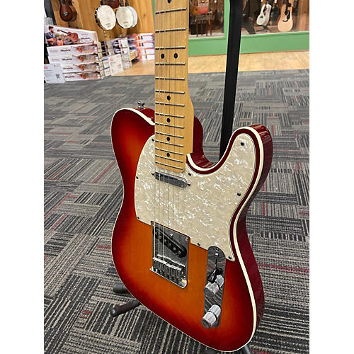 Fender Used Fender Deluxe Telecaster Cherry Sunburst Solid Body Electric Guitar Cherry Sunburst