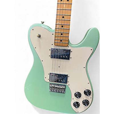 Used Fender Deluxe Telecaster SURF PEARL Solid Body Electric Guitar