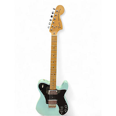 Used Fender Deluxe Telecaster Seafoam Green Solid Body Electric Guitar