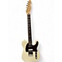Used Fender Deluxe Telecaster Vintage White Solid Body Electric Guitar Vintage White