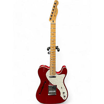 Fender Used Fender Deluxe Thinline Telecaster Candy Apple Red Hollow Body Electric Guitar