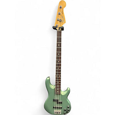 Used Fender Deluxe Zone Bass Sage Green Metallic Electric Bass Guitar
