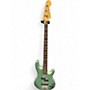 Used Fender Deluxe Zone Bass Sage Green Metallic Electric Bass Guitar Sage Green Metallic