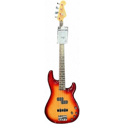 Used Fender Deluxe Zone Bass Sunburst Electric Bass Guitar