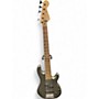 Used Fender Deluxe Zone Bass V Silver Electric Bass Guitar Silver