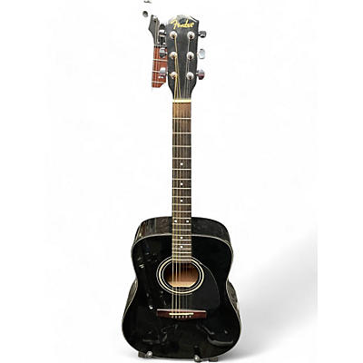 Fender Used Fender Dg11e Black Acoustic Electric Guitar