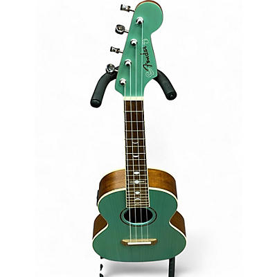 Fender Used Fender Dhani Harrison uke Mint Green Ukulele