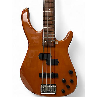 Used Fender Dimension IV Orange Electric Bass Guitar