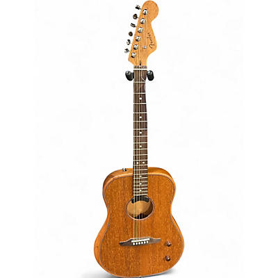 Used Fender Dreadnought All-Mahogany  Natural Acoustic Electric Guitar