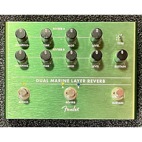 Fender Used Fender Dual Marine Layer Reverb Effect Pedal