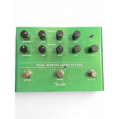 Used Fender Dual Marine Layer Reverb Effect Pedal