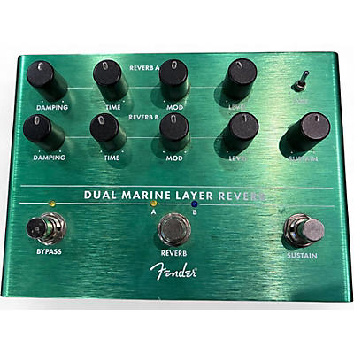 Used Fender Dual Marine Layer Reverb Effect Pedal