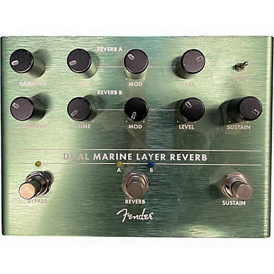 Used Fender Dual Marine Layer Reverb Effect Pedal