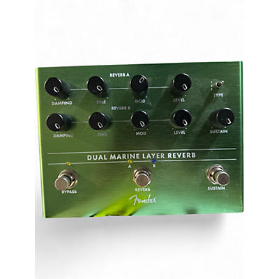Used Fender Dual Marine Layer Reverb Effect Pedal