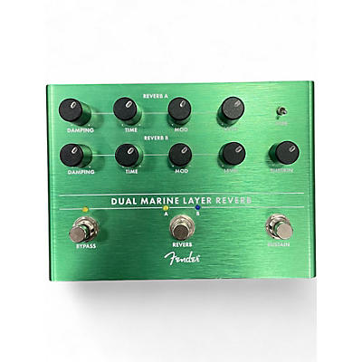 Used Fender Dual Marine Layer Reverb Effect Pedal