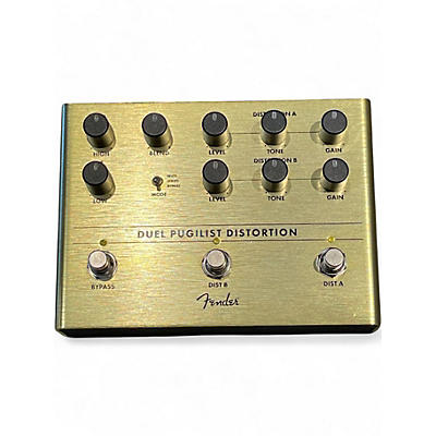 Used Fender Duel Pugilist Distortion  Effect Pedal