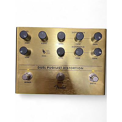 Used Fender Duel Pugilist Distortion Effect Pedal