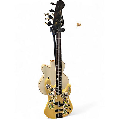 Used Fender Duff McKagan Signature Bass Olympic Pearl Electric Bass Guitar