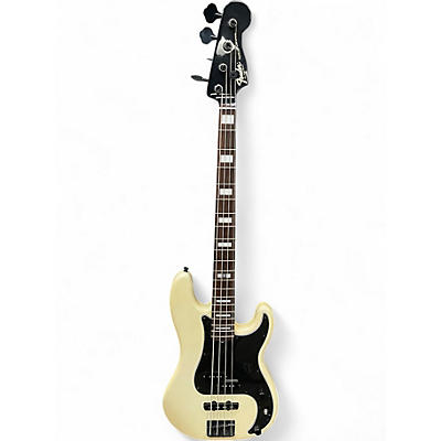 Used Fender Duff McKagan Signature Bass Olympic White Electric Bass Guitar