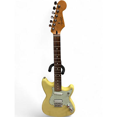 Used Fender Duo Sonic Canary Diamond Solid Body Electric Guitar