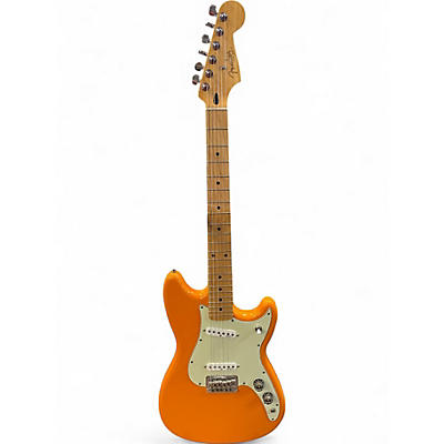 Used Fender Duo Sonic Capri Orange Solid Body Electric Guitar