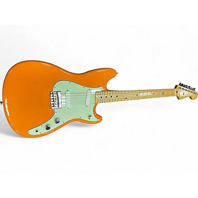 Used Fender Duo Sonic Capri Orange Solid Body Electric Guitar
