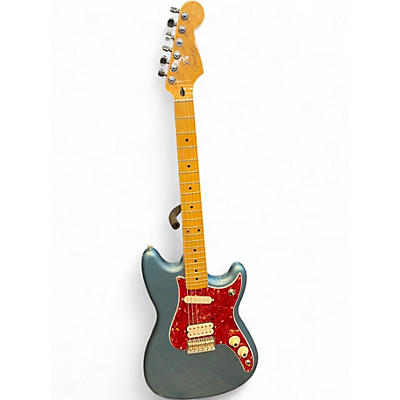 Used Fender Duo Sonic HS Ice Blue Metallic Solid Body Electric Guitar