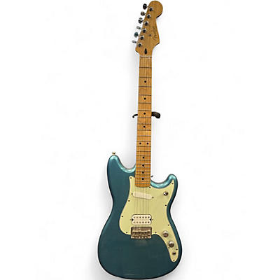 Used Fender Duo Sonic HS Ice Blue Metallic Solid Body Electric Guitar