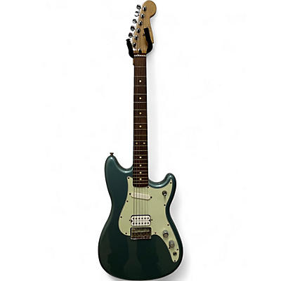 Used Fender Duo Sonic HS Ice Blue Metallic Solid Body Electric Guitar