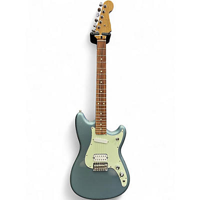 Used Fender Duo Sonic HS Ice Blue Metallic Solid Body Electric Guitar