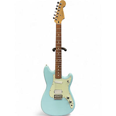 Used Fender Duo Sonic HS Sonic Blue Solid Body Electric Guitar