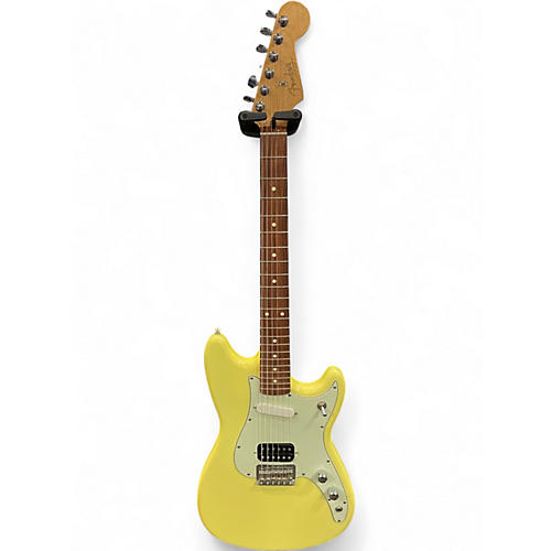 Used Fender Duo Sonic HS Yellow Solid Body Electric Guitar Yellow