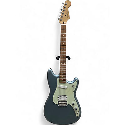 Used Fender Duo Sonic Ice Blue Metallic Solid Body Electric Guitar