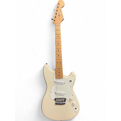 Used Fender Duo Sonic Olympic White Solid Body Electric Guitar