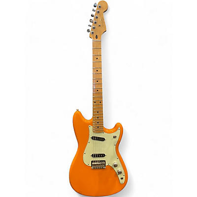 Used Fender Duo Sonic Orange Solid Body Electric Guitar