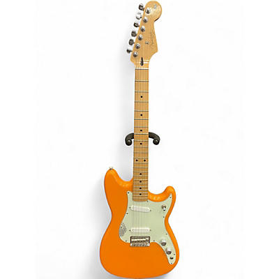 Used Fender Duo Sonic Orange Solid Body Electric Guitar