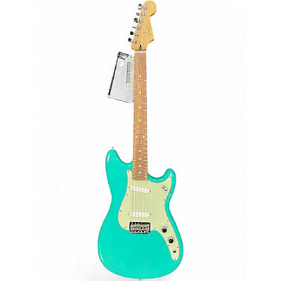 Used Fender Duo Sonic Seafoam Green Solid Body Electric Guitar