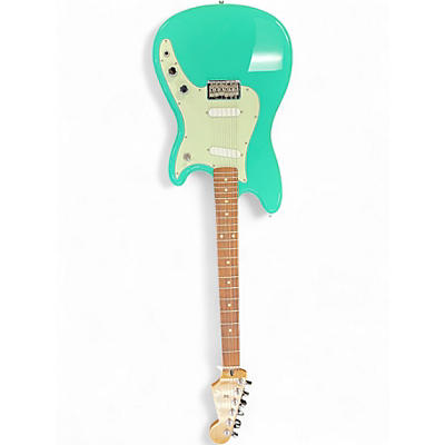 Used Fender Duo Sonic Seafoam Green Solid Body Electric Guitar