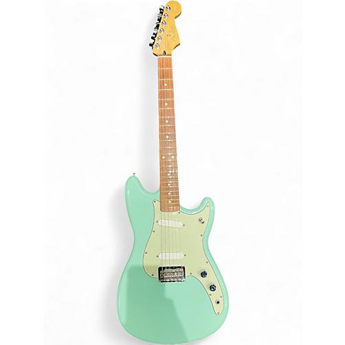 Used Fender Duo Sonic Surf Green Solid Body Electric Guitar Surf Green