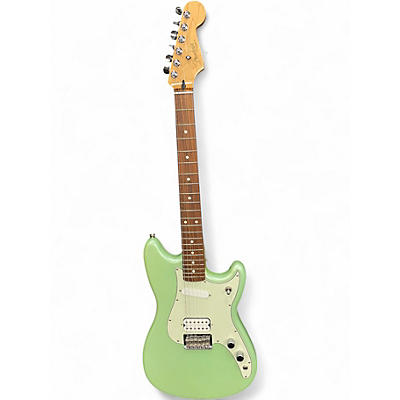 Used Fender Duo Sonic Surf Green Solid Body Electric Guitar