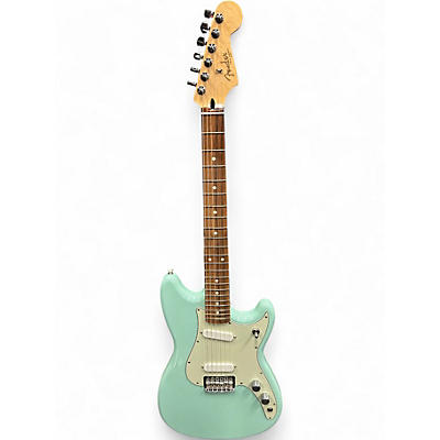 Used Fender Duo Sonic surf green Solid Body Electric Guitar