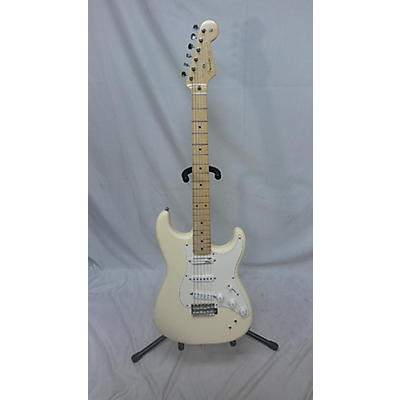 Fender Used Fender EOB Stratocaster Alpine White Solid Body Electric Guitar