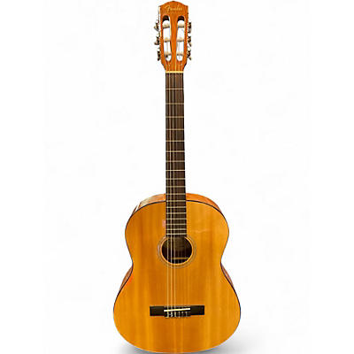 Used Fender ESC 105 Natural Classical Acoustic Guitar