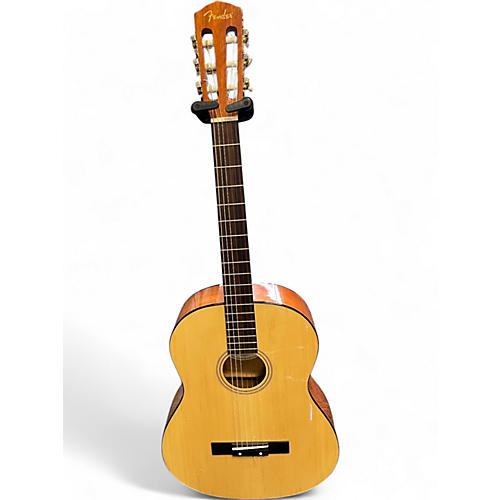 Used Fender ESC105 Natural Classical Acoustic Guitar Natural