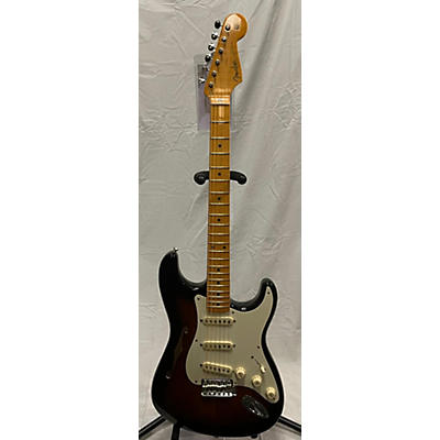 Used Fender Eric Johnson Thinline Stratocaster 2 Color Sunburst Hollow Body Electric Guitar