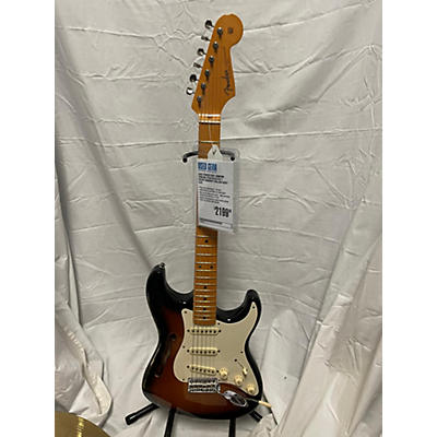 Fender Used Fender Eric Johnson Thinline Stratocaster 2 Color Sunburst Hollow Body Electric Guitar