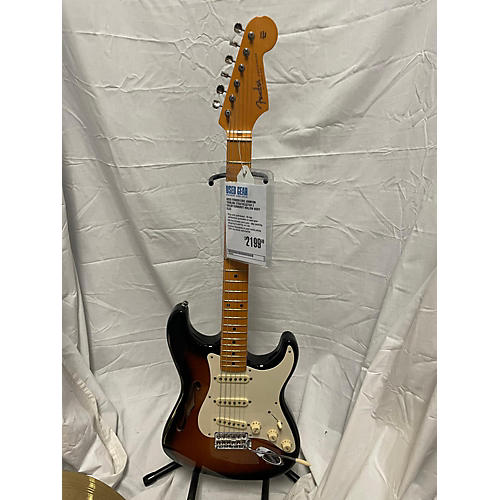 Fender Used Fender Eric Johnson Thinline Stratocaster 2 Color Sunburst Hollow Body Electric Guitar 2 Color Sunburst