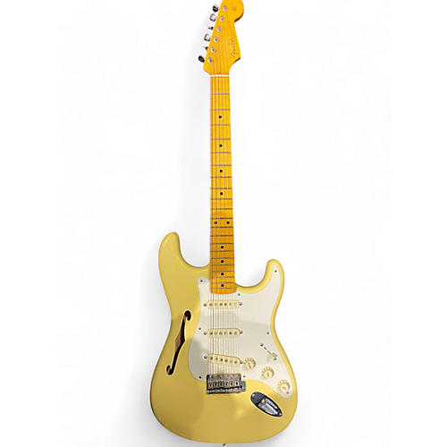 Fender Used Fender Eric Johnson Thinline Stratocaster Buttercream Hollow Body Electric Guitar Buttercream