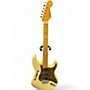 Used Fender Eric Johnson Thinline Stratocaster Vintage White Hollow Body Electric Guitar Vintage White