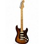 Used Fender Exotic Series Shedua Top Stratocaster Sunburst Solid Body Electric Guitar Sunburst
